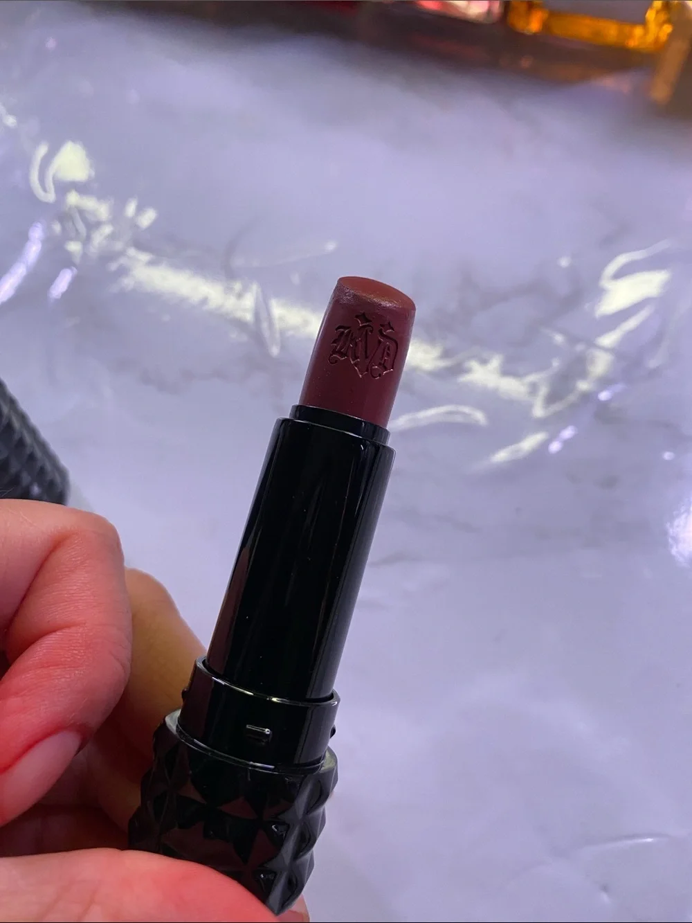 Kat von d Lolita and Misfit Black Studded D  Pair